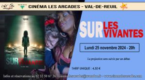 Vendredi 25 novembre 2024 à 20h, Le Cinéma Les Arcades de Val-de-Reuil propose une soirée autour du film "Les survivantes", réalisé par Pierre Barnérias.