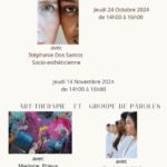 Programme des ateliers de soins oncologique de support et de bien-être proposés par les praticiens du Point Relais Ligue 27. En partenariat avec La Ligue contre le cancer - Comité de l'Eure et la ville de Val de Reuil.